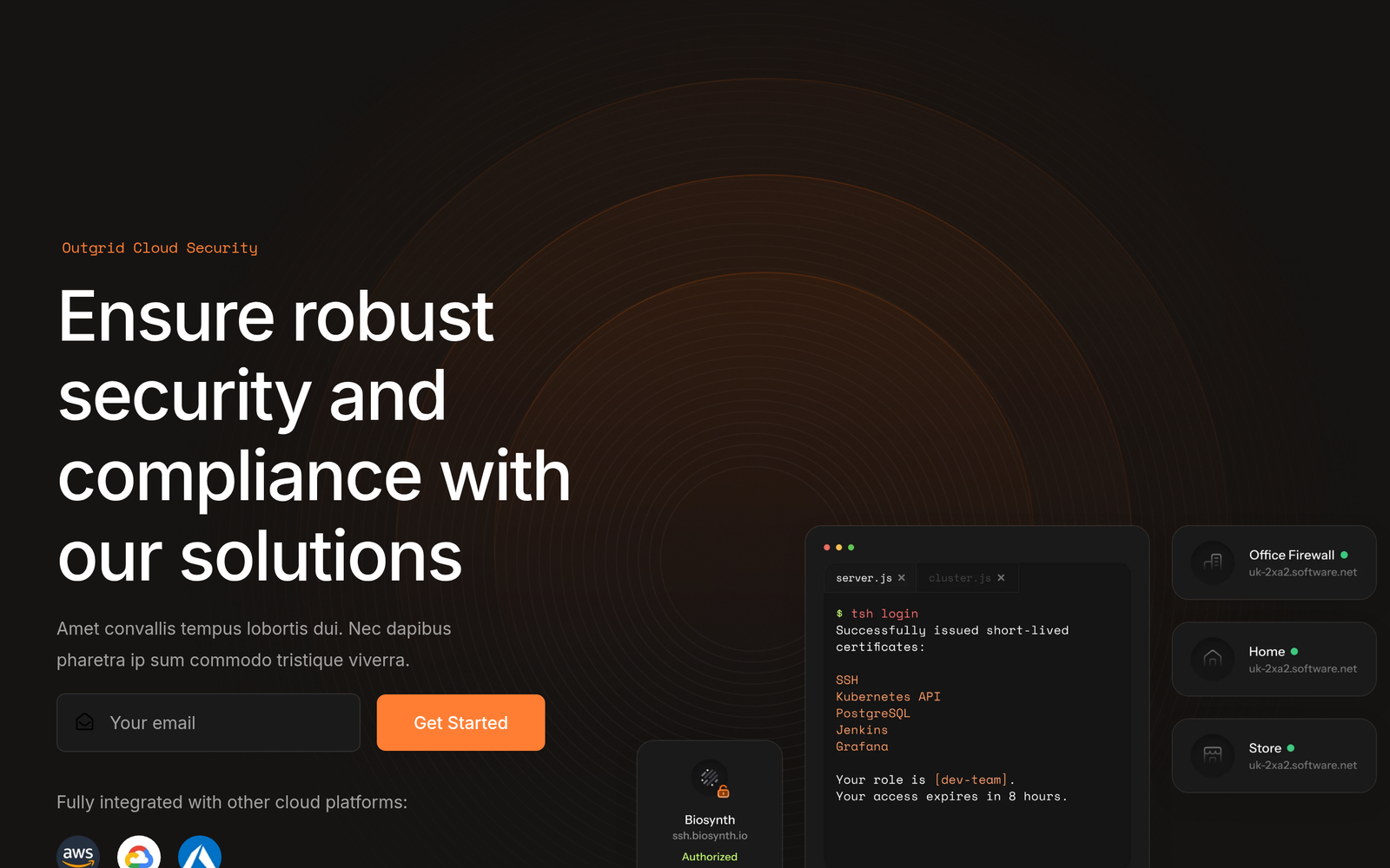 Outgrid — Cloud Security SaaS