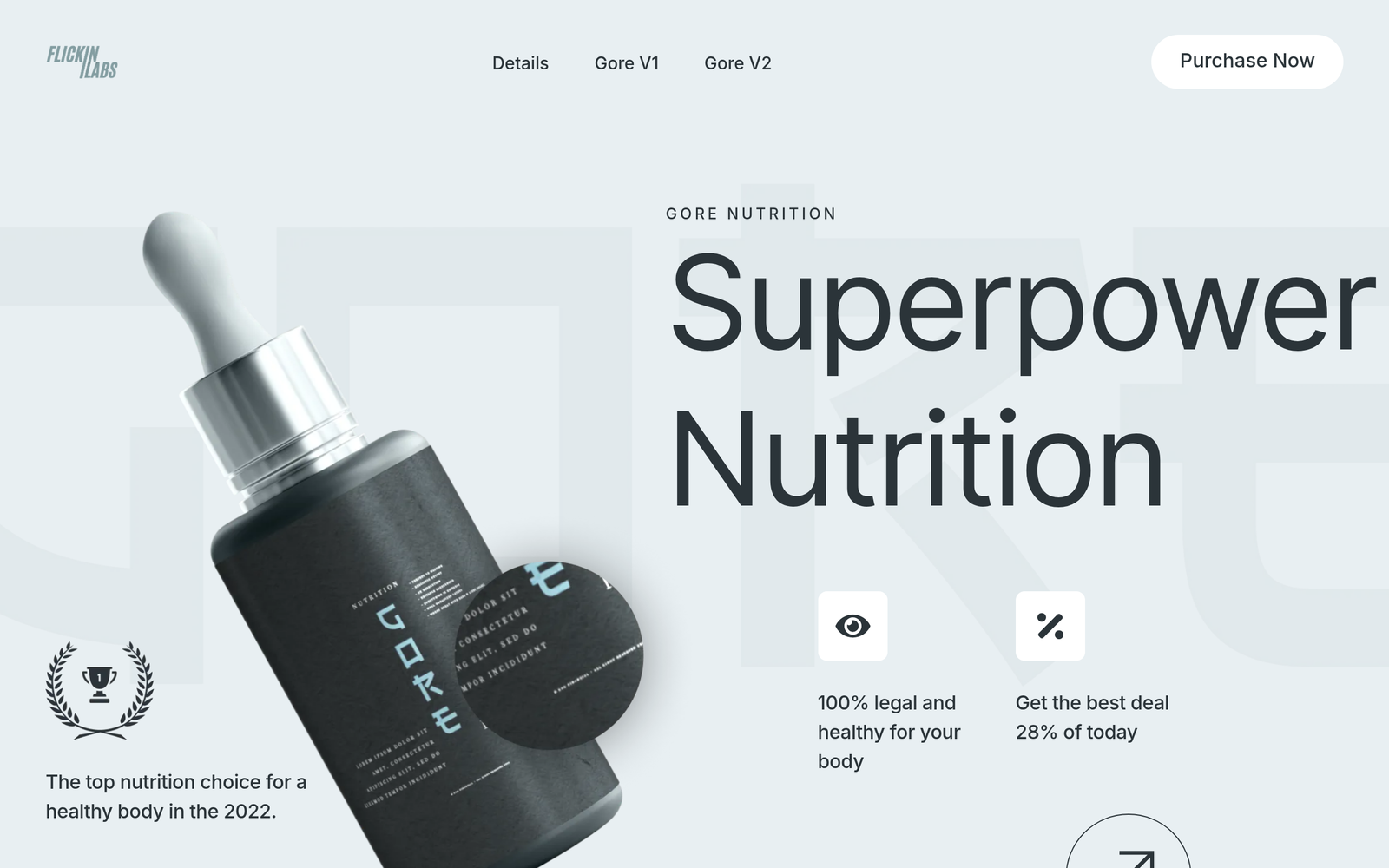 Gore Nutrition — Supplement Brand