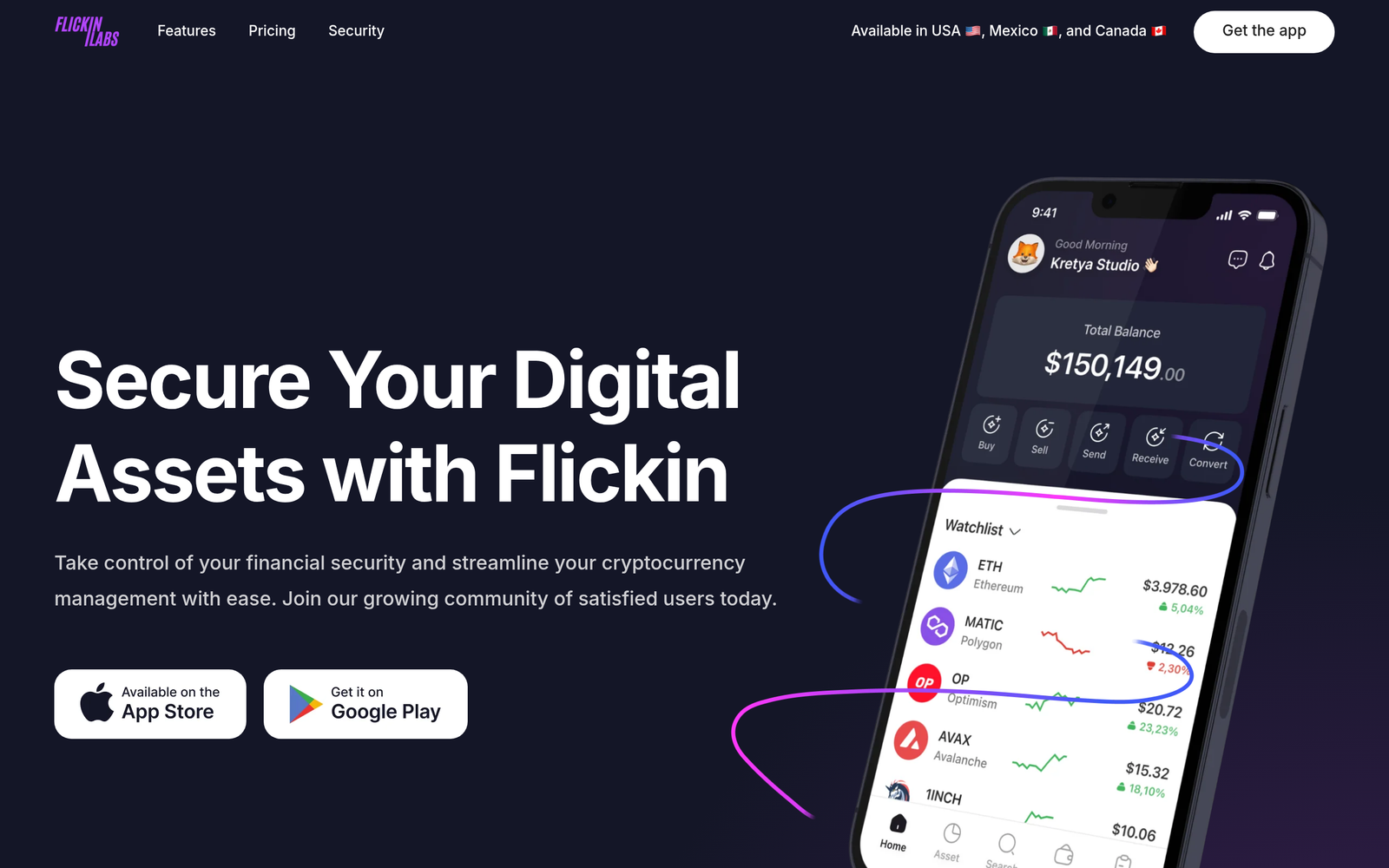 Flickin Crypto Wallet